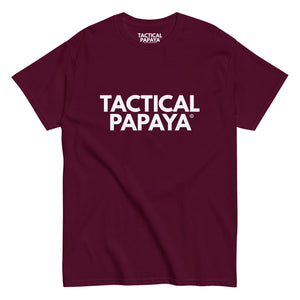 Tactical Papaya Official T-shirt — Maroon