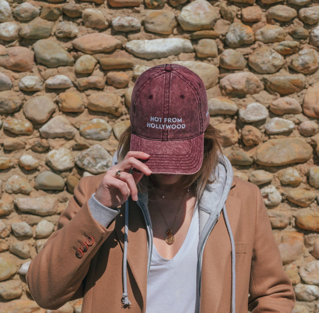 NOT FROM HOLLYWOOD - Tactical Papaya Cap (Maroon)